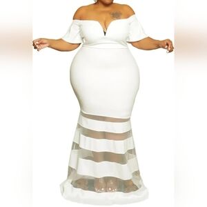 Stunning plus size maxi dress